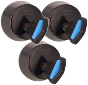 ABLOY EASY CY001J musta x 3 sarjoitettua avainpesää