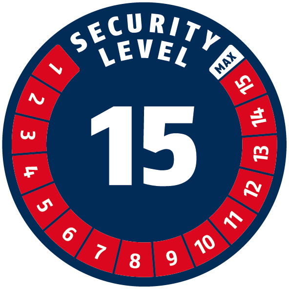 ABUS turvaluokka 15/15